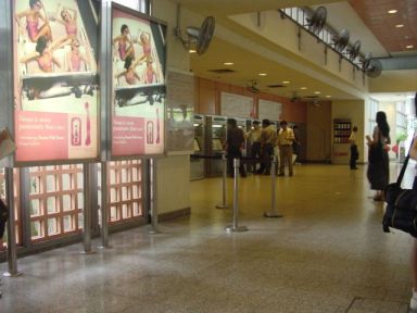 Meeting for the first time at MRT